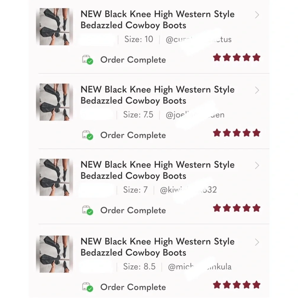 NEW Silver Knee High Western Style Bedazzled Cowboy Boots - Picture 13 of 15